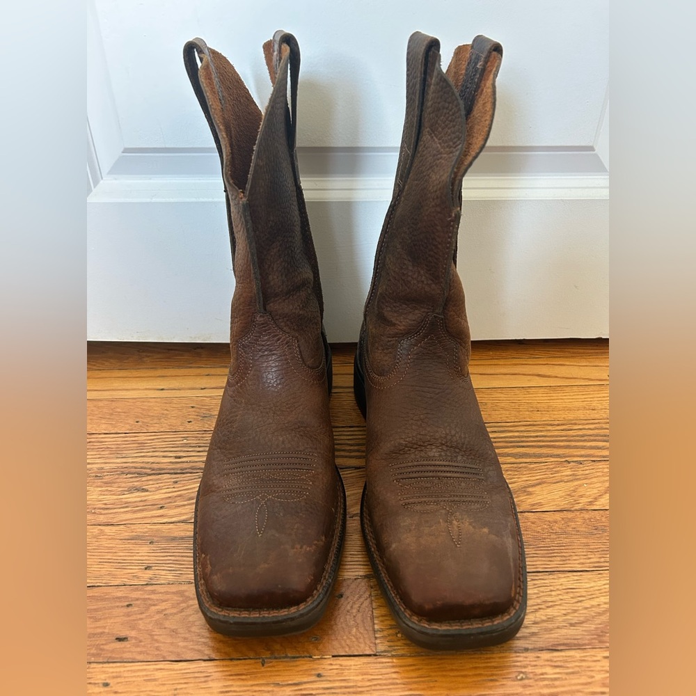 Mens Ariat Ridgeback Rambler Cowboy Boots - Picture 2 of 11